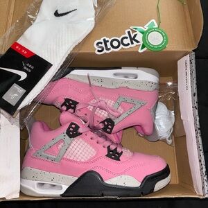 Pink Air Jordan 4